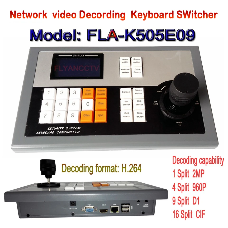 

IP Decorder, 3-D Keyboard Controller, 2-D Keyboard Controller, Digital keyboard Control, 9 Screen NVS, support famous brand IPC