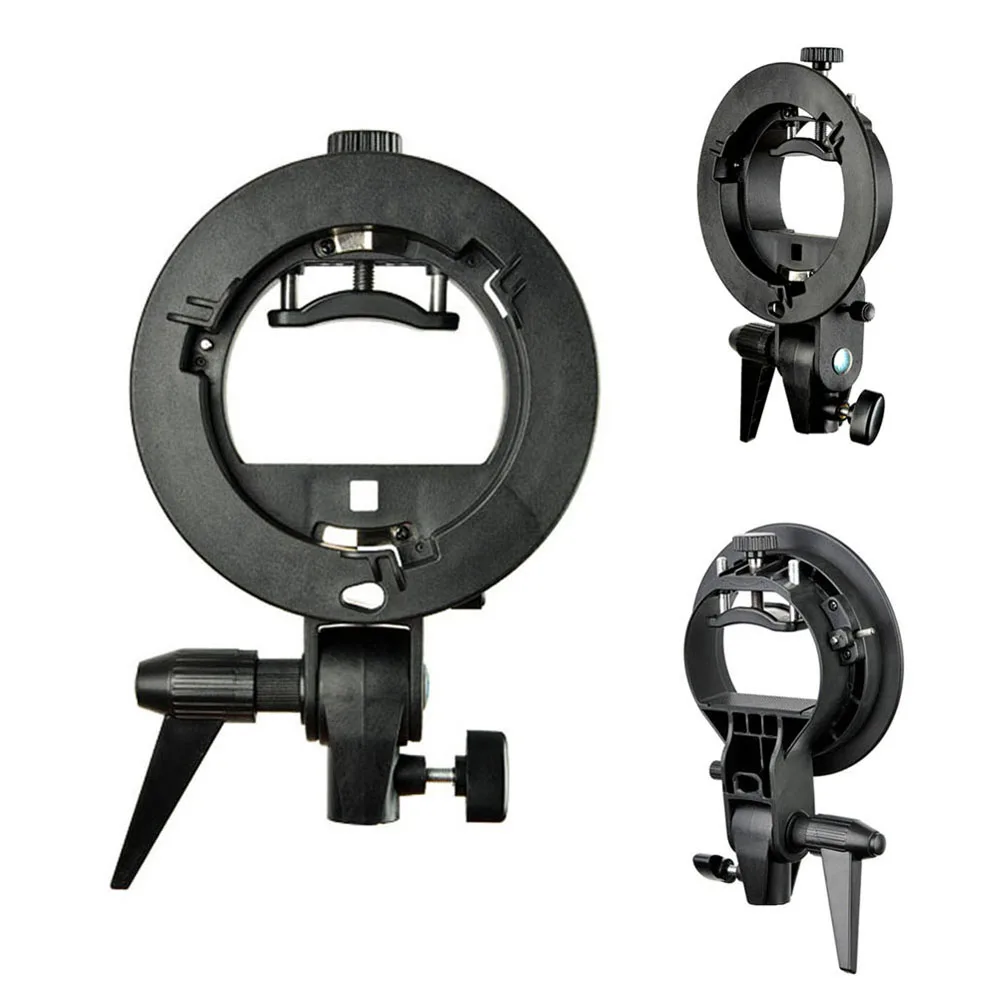 Godox S Type Bracket Bowens S Mount Holder for Speedlite Flash Snoot