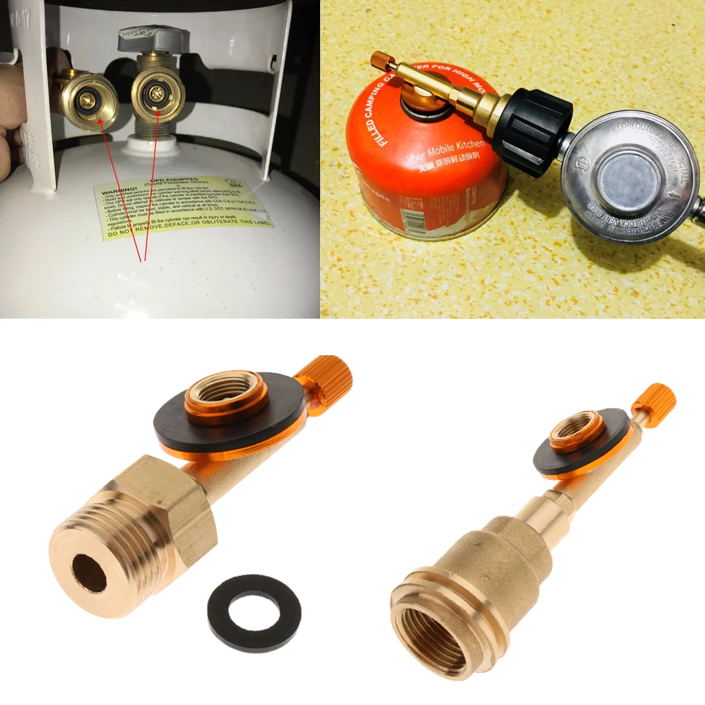 Buy Camping Stove Adapter Propane Tank Connector Gas
