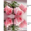 40*30cm DIY 5D Diamonds Embroidery Partial Round Diamond Painting Pink Rose Cross Stitch Craft Mosaic Picture Home Decoration ► Photo 2/6