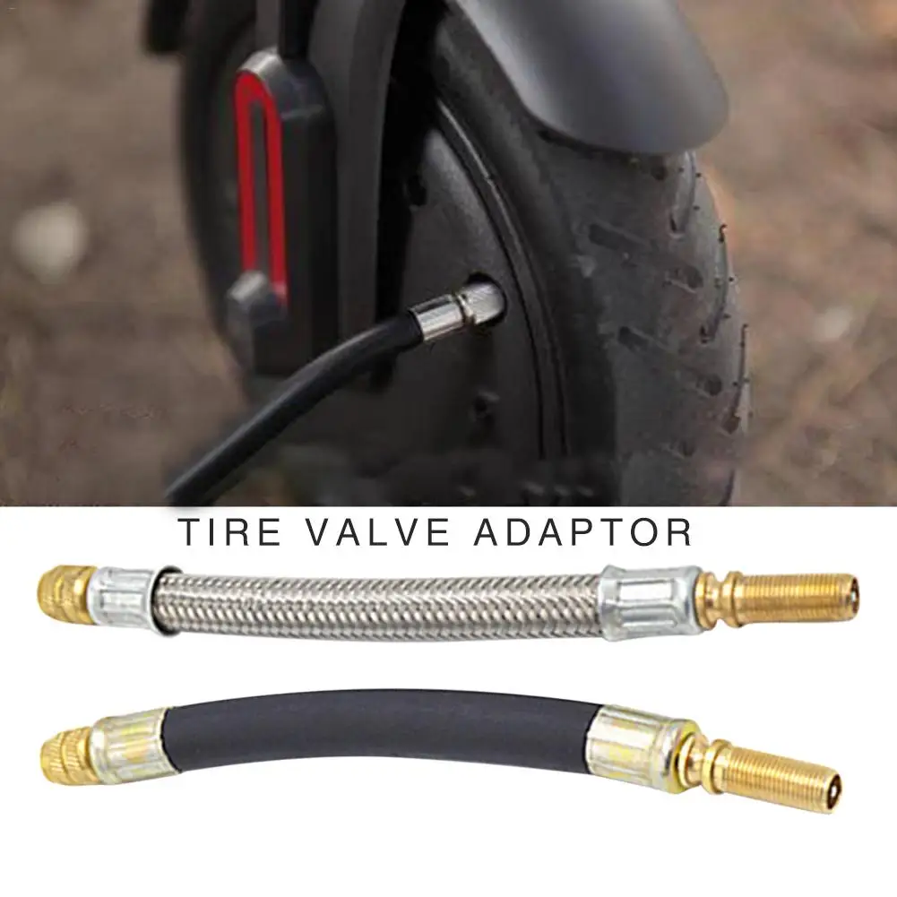 

150mm Stainless Flexible Hose Car Wheels Extension Tire Adapter Tyre Valve Extension For Xiaomi Electric Scooter M365
