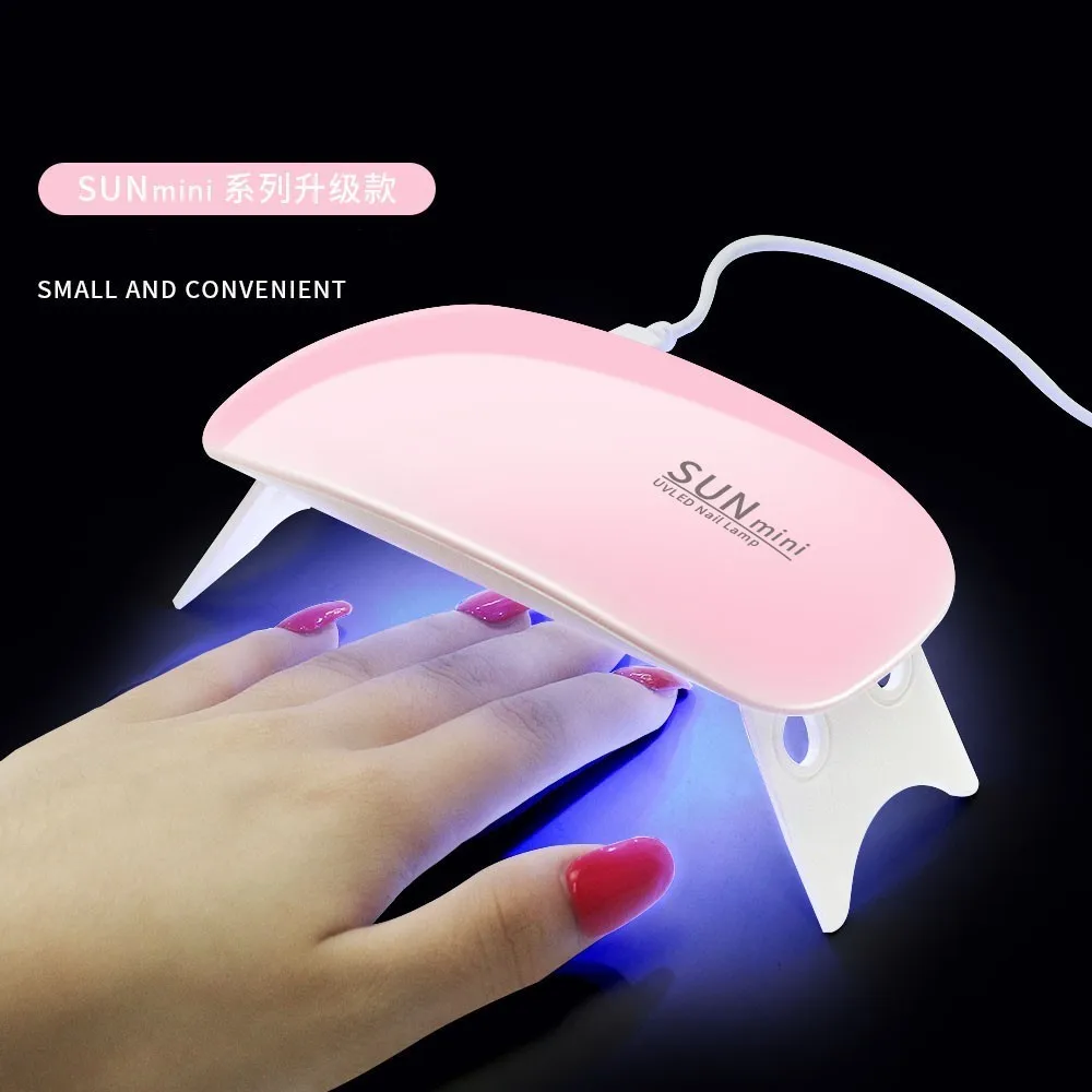 УФ лампа для сушки гель лака мини USB светильник светодиодный быстросохнущий