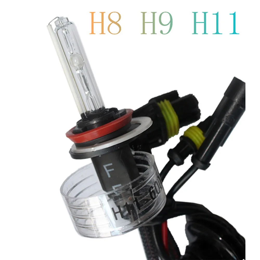 2 шт., 12 В, 55 Вт, H7 HID переделочный комплект H1 H3 H11 9005 лампы авто лампы фар тонкий балласт автомобильных фар фары - Испускаемый цвет: H11 H9 H8