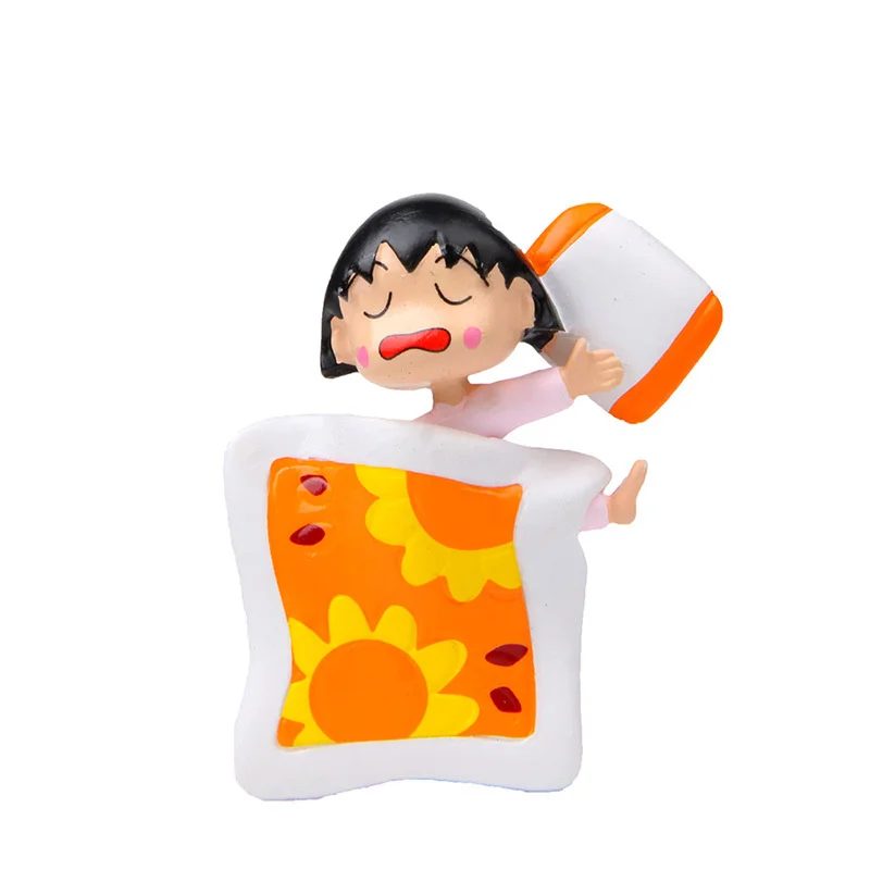 Спящая Сакура Маруко мультфильм милый Kawaii аниме холодильник магнит Смола девушка модель подарок на день рождения Дети Девочка ночь кролик YWLZ22