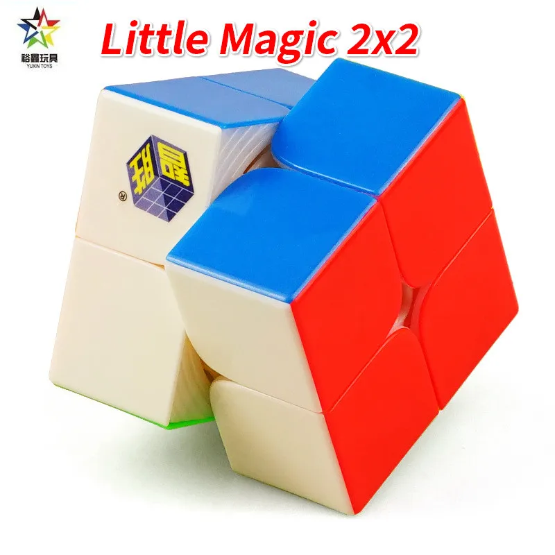 

Yuxin Little Magic 5.0cm 2x2x2 Magic Cube Stickerless/Black Cube Puzzle For Beginner Zhisheng Cubo Magico Toys For Children Kids