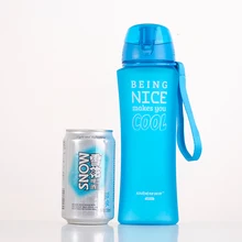 NEW Sport Water font b Bottle b font with Rope Unbreakable Plastic My Water Cup Bike