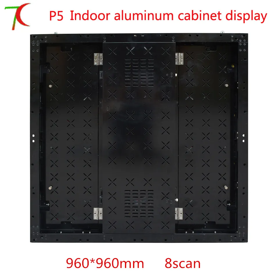 

Factory direct sales 8scan 960*960mm P5 HD SMD full color aluminium equipment cabinet display ,40000dots/m2