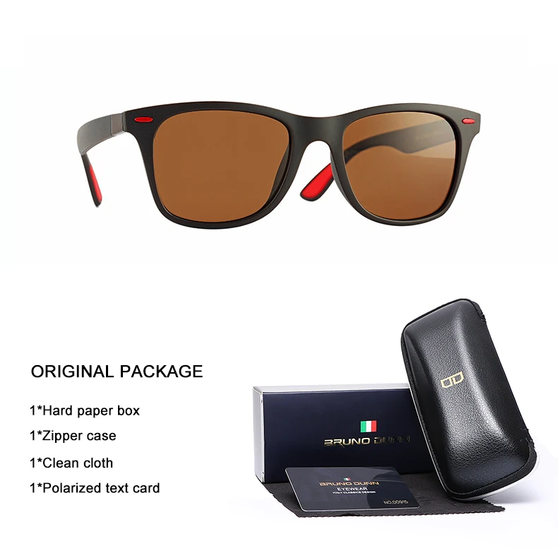 Бренд Бруно Данн, дизайнерские поляризованные солнцезащитные очки для мужчин и женщин, солнцезащитные очки oculos de sol feminino masculino zonnebril mannen ray - Цвет линз: as picture