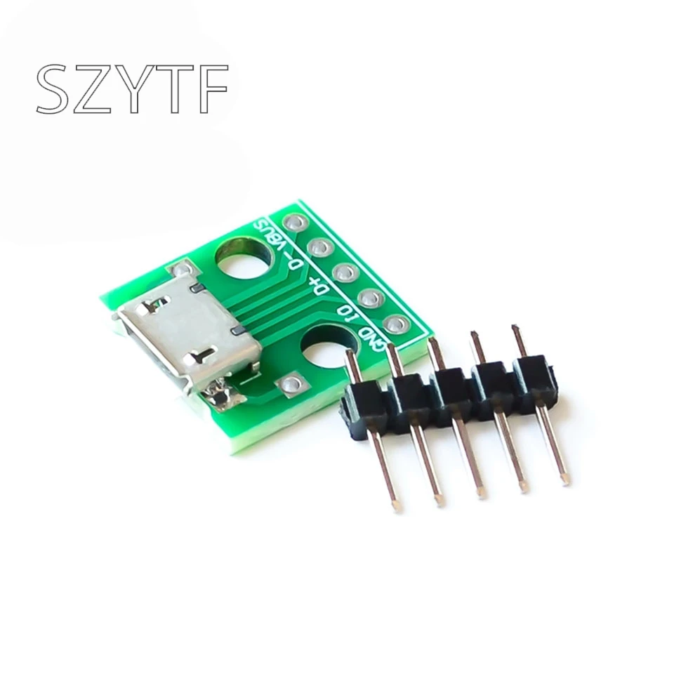 

Micro USB interface base Power adapter interface breadboard 5V power module development board