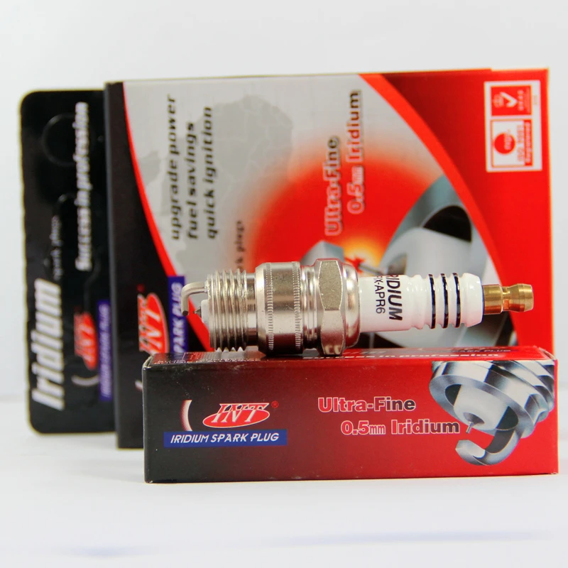 

4pcs INT iridium spark plug FIX-APR6 for 3323 AR6FS APR6FS spark plug tool ik20tt lacetti geely gc6 subaru impreza daihatsu yrv
