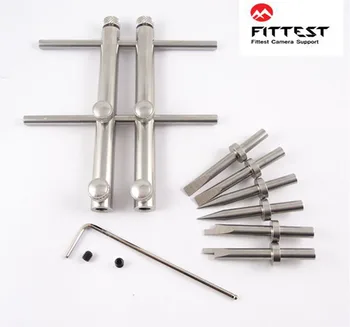 

FITTEST 3 Tip Professional Spanner Wrench Lens Repair Tool Flat Half Flat and Pointed Tips for Cannon Nikon Fujifilm Sony DSLR