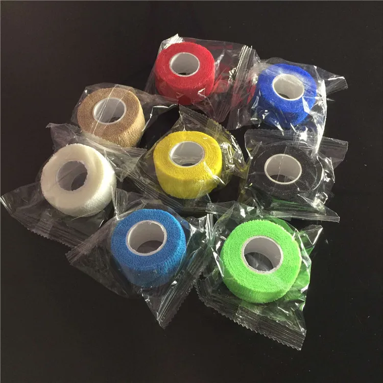 

1pcs 2.5cmx4.5m Coban Latex Free Nonwoven Elastic Self Adhesive Adherent Cohesive Wrap Elastic Adhesive Bandage Finger Tape