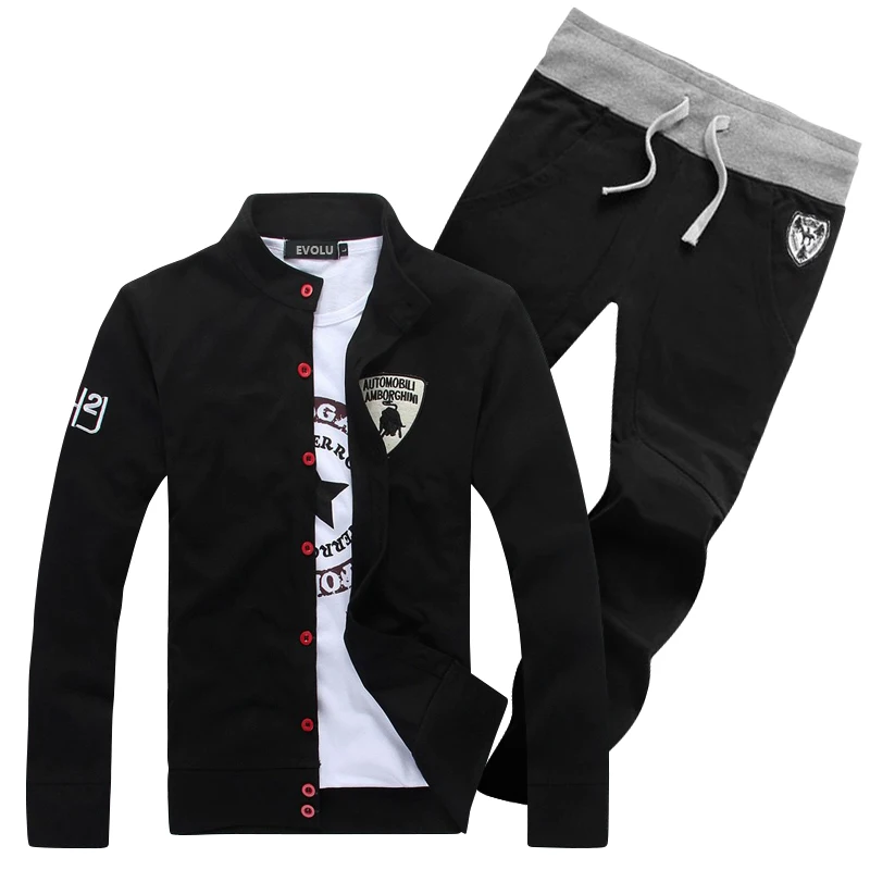 Men's Set Casual Men Suits Sweatshirts Long Sleeved Male Clothing Sweater and Pants Sportswear for Men Tracksuit Spring Autumn