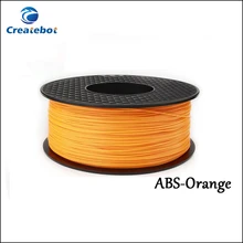 3d printer filament Ornage color ABS 1.75mm 3mm MakerBot RepRap plastic Rubber Consumables Material 1KG