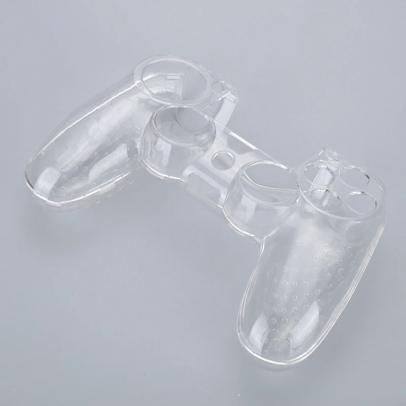 

Soft Transparent Hard PC Protector Clear Cover Skin Case for PS4 Controller