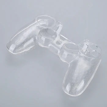 

Soft Transparent Hard PC Protector Clear Cover Skin Case for PS4 Controller