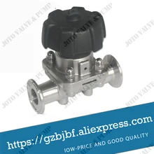 316 нержавеющая сталь ручной быстроразъемный зажим типа мембранный клапан G81F