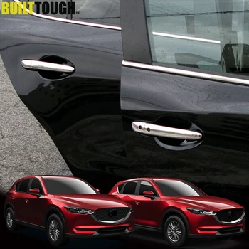 

For Mazda Cx-5 Cx5 2nd Gen KF 2017 2018 Chrome Side Door Handle Cover Trim Catch Overlay Molding Garnish Decoration Car Styling