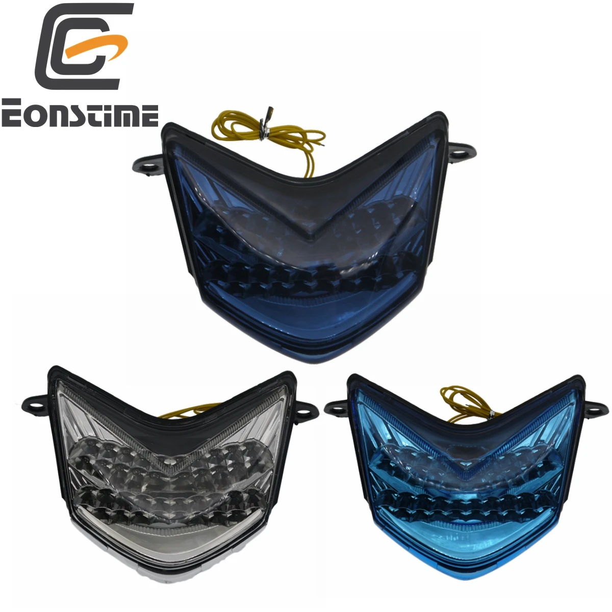 

Eonstime Motorcycle Tail Light For KAWASAKI NINJA ZX6R 2005 2006 ZX-6R Tail Light Brake Turn Signals Integrated LED Light