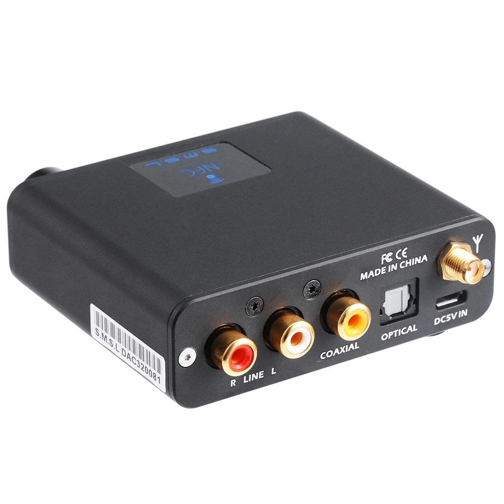 New SMSL B1 NFC Wireless Bluetooth 4.2 Audio Receiver Decoder with ...