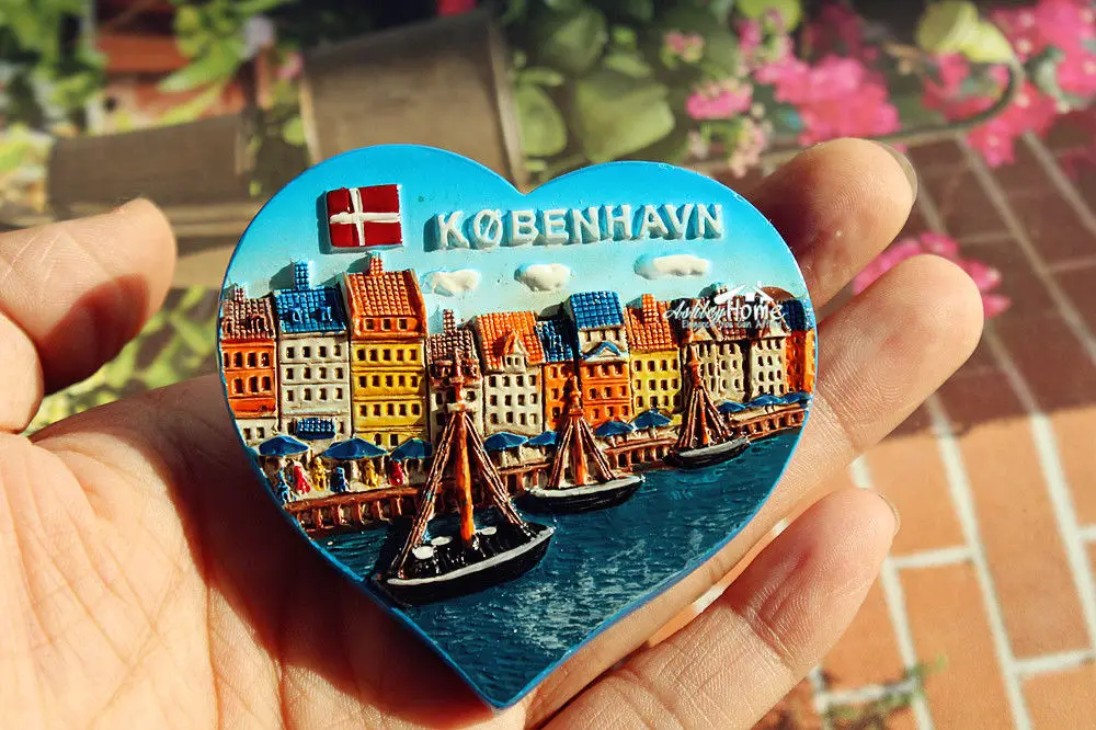 Aimants De Réfrigérateur En Résine, Souvenir Touristique