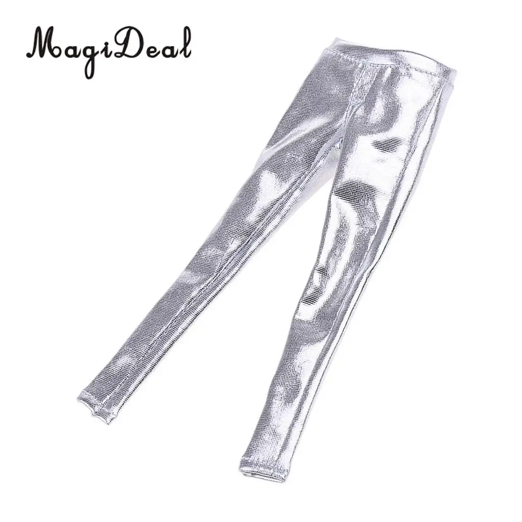 MagiDeal 1/6 Scale PU Leather Female Trousers Women Pants Clothes for 12 Inch Figures Doll Toy DIY Accessories