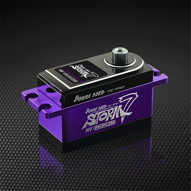 

POWER HD STORM-7 10kg 6v Brushless Digital Servo Compatible FUTABA JR SAVOX Metal Gears