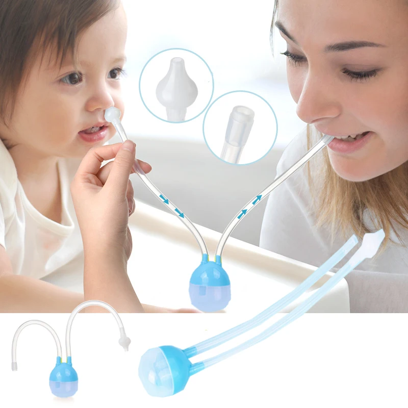 

YOOAP Newborn Baby Safety Nose Cleaner Vacuum Suction Nasal Aspirator Flu Protections Nasal Aspirator Nasal Snot Nose Cleaner