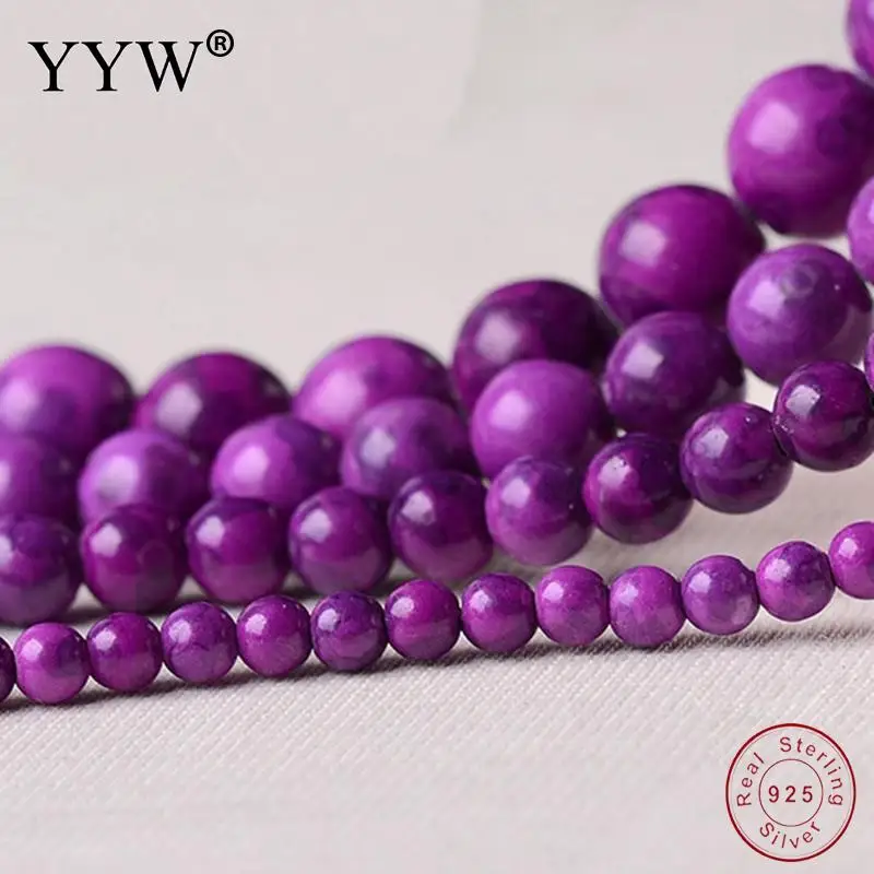 

High Quality Natural Stone purple Sugilite Beads Round Loose Beads 4mm 6mm 8mm 10mm 12mm DIY Necklace Bracelet Jewelry Making