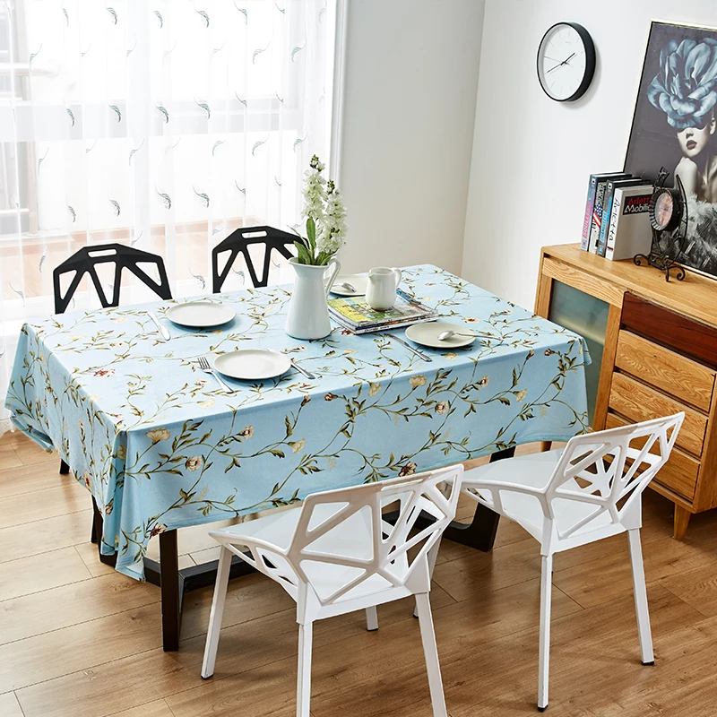 الحديثة سماط الأزهار مفرش طاولة المنزل المطبخ الأزرق الديكور مستطيل مفرش طاولة s حزب مأدبة الطعام رف Tafelkleed الحديثة سماط الأزهار مفرش طاولة المنزل المطبخ الأزرق الديكور مستطيل مفرش طاولة s حزب مأدبة الطعام رف Tafelkleed