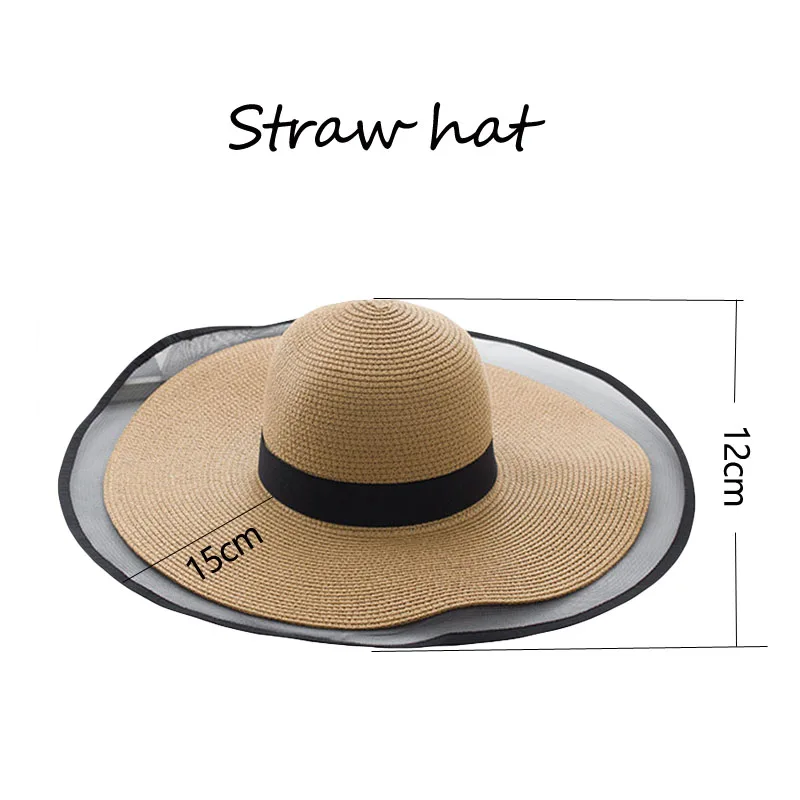 Maxsiti U женский летние Хепберн Стиль Винтаж дизайн пряжа боковой соломенной шляпе твердая Цвет пляжный отдых на море шляпа большая шляпа от солнца