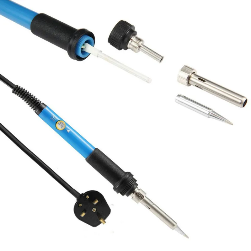60W 110V/220V Adjustable Electric Temperature Welding Soldering Iron Tool Kit EU/UK/US Plug