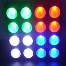 4 шт./лот 16 головок светодиодный пиксель матрица заливающего света тонкий светодиодный 3в1 матрица ночной клуб диско dj огни