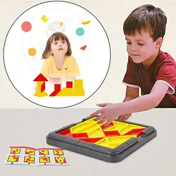 Дети пластиковая Головоломка для развития интеллекта образовательный танграмм игрушка куб игры дропшиппинг новое поступление