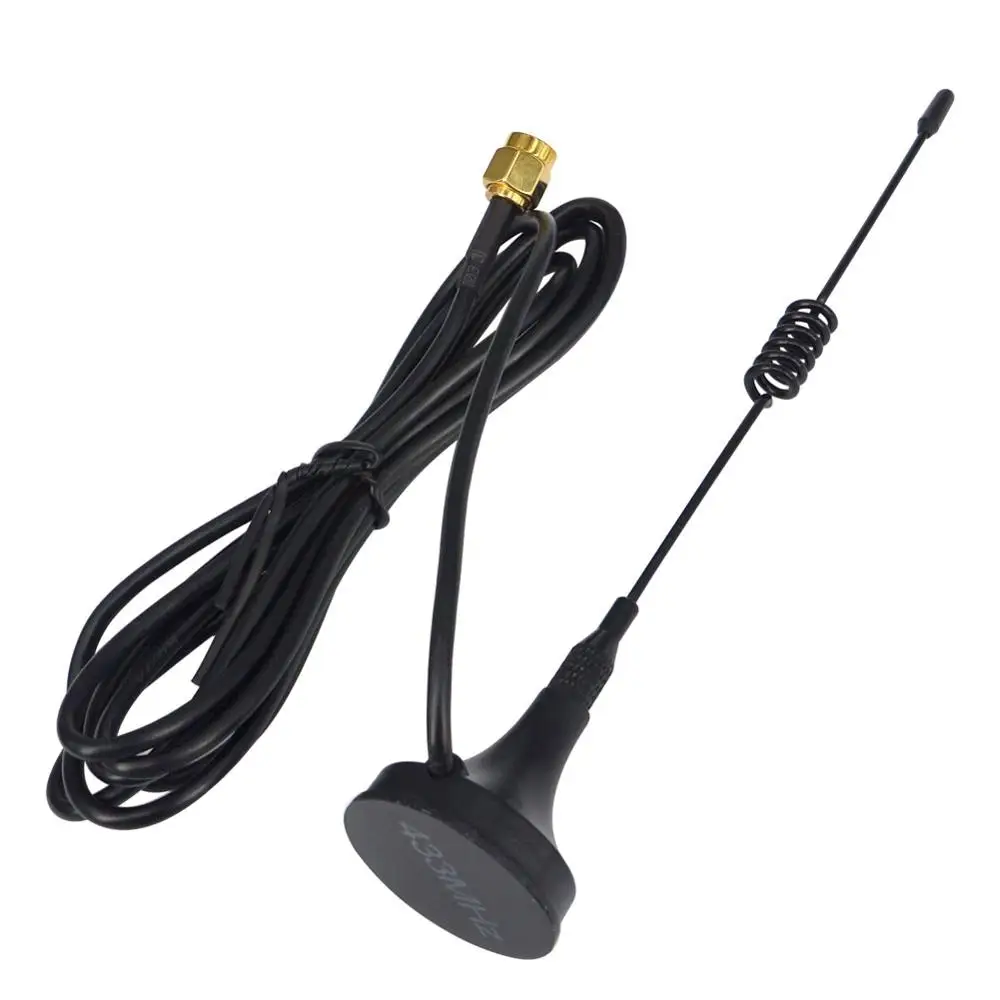 Антенна 5dbi 433Mhz GSM SMA Male 433 MHz antena мощная магнитная база для радиочастотного усилителя радиосигнала Беспроводной ретранслятор 1,5 м кабель