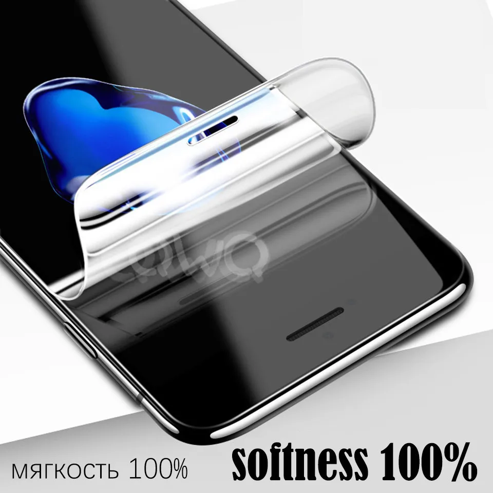 3D Curved Soft Screen Protector For iphone 6 6s 7 8 Plus X 10 Soft Full Protective Film ( Not Glass ) 3