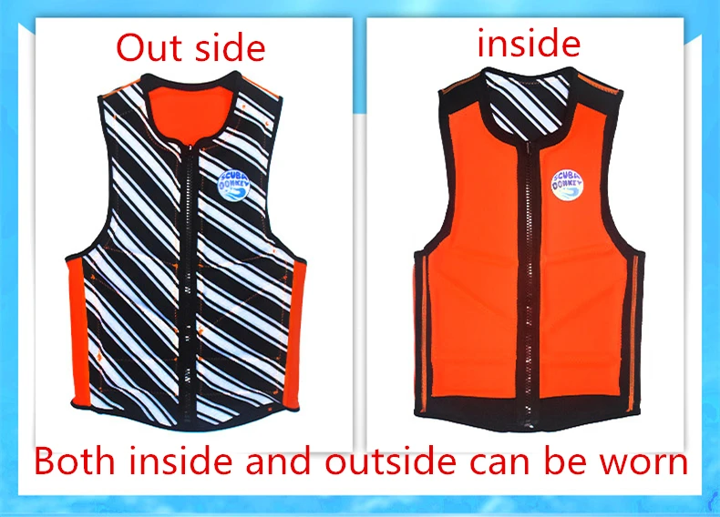 Super Neoprene Life Vest Adult Surfing Drifting Motorboat Buoyancy Life Jacket Swimming Floating Clothing life jackets flotation