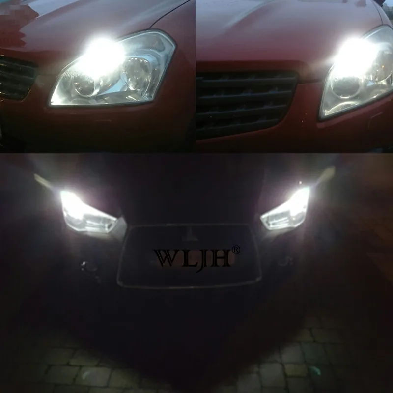 Светодиодная лампа WLJH 2x40 W T10 W5W 12V 24V для мотоциклов авто купольная чтения сигнала