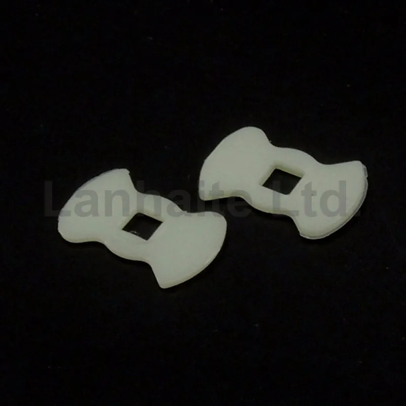 15,8 мм(Д) x 10 мм(Ш) x 0,8 мм(Т) белые пластиковые изоляционные прокладки для Cree XP-E/XP-G(5 шт