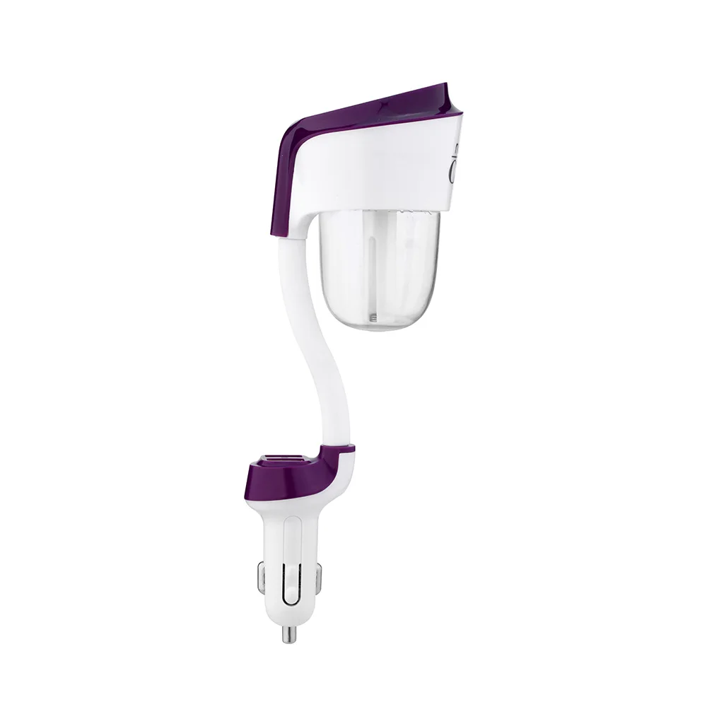 

Car humidifier Mini Car aromatherapy machine Dual USB mobile phone charger Mute Spray humidifier essential oil diffuser