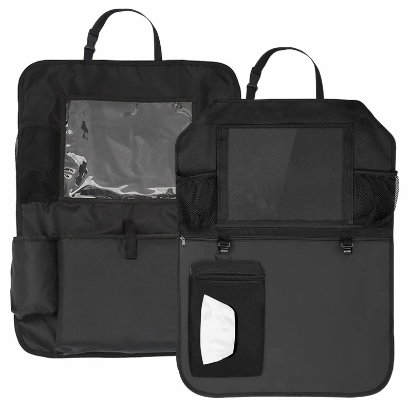 Multi-Function Storage Bag Car Receiving Car-Mounted Ipad Chair Back Seat Anti-Kicking Pad Hanging | Дом и сад