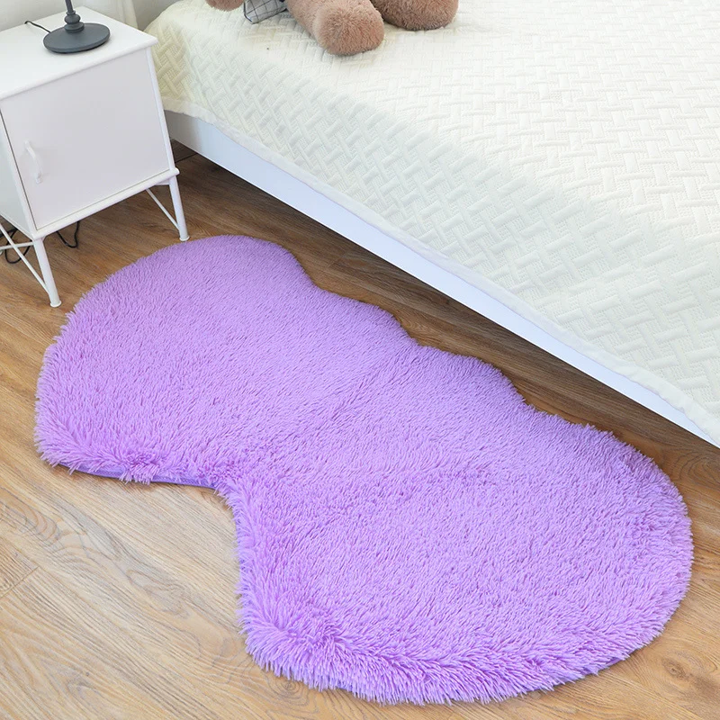 

Soft Plush Fluffy Rug Home Decor Bedroom Carpet 4.5cm Hair Shaay Rug Sofa Cushion Coffee Table Floor Mat Kids Room Tatami Carpet