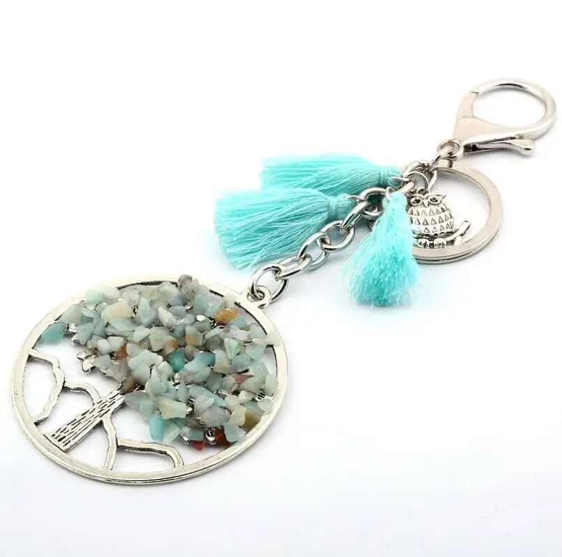 stone keychain 12