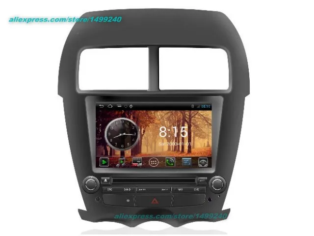 Top Liandlee 2 din Car Android GPS For Mitsubishi RVR 2010~2012 Android navigation navi maps CD DVD palyer radio HD Screen OBD2 TV 2
