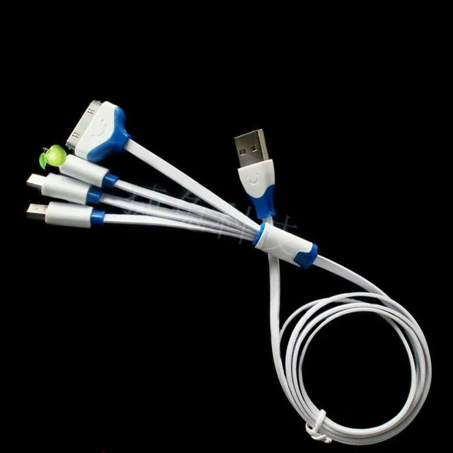 1m Universal Portable USB 4 in 1 Charge Cable Multi Charger Cable for