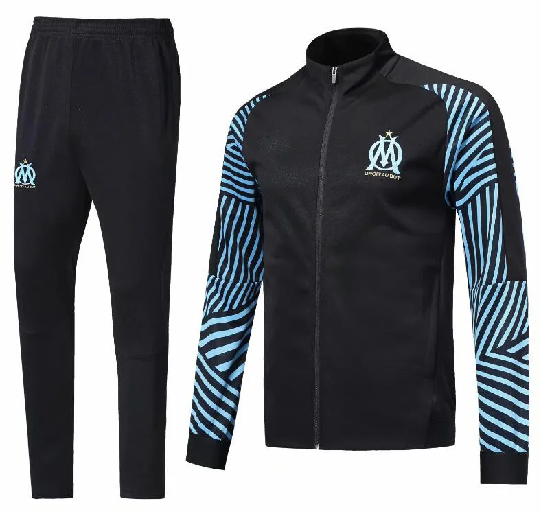 

New 2018 men's for Olympique de Marseille Maillot de foot 18 19 tracksuit adult PAYET THAUVIN L.GUSTAVO running T-shirt