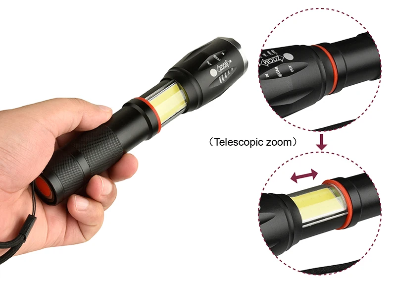 Litwod Z50 CREE XML L2 1005A светодиодный фонарик 5000лм Многофункциональный COB дизайн вспышка светильник задний магнит дизайн фонарь для кемпинга