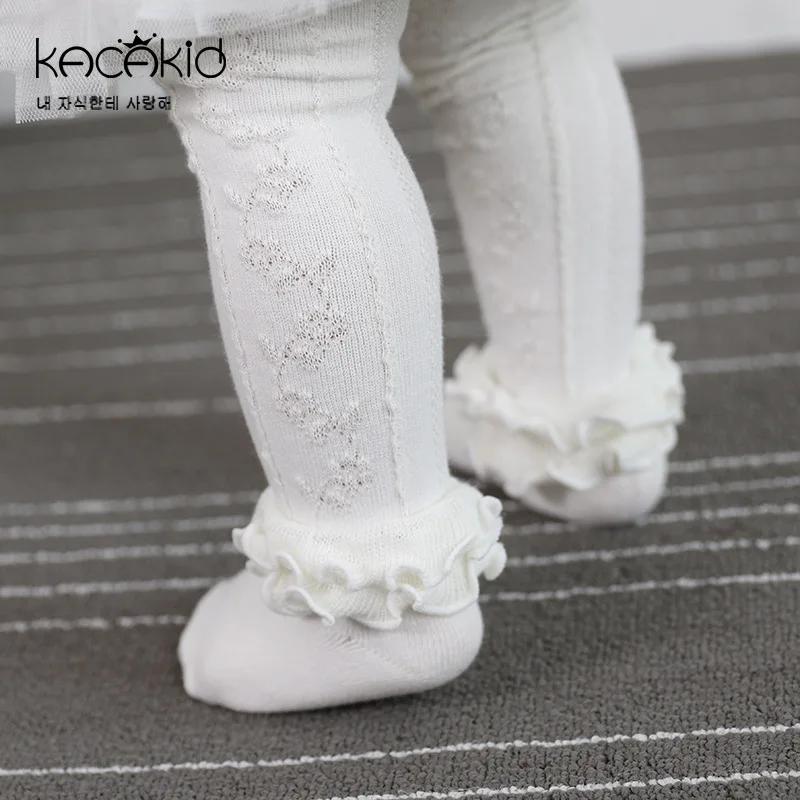 

KACAKID Children Girl Tights Pantyhose Net Breathable Kids Baby Children Girl Tights Lorita Cotton Floral Tight Patyhose ka1213