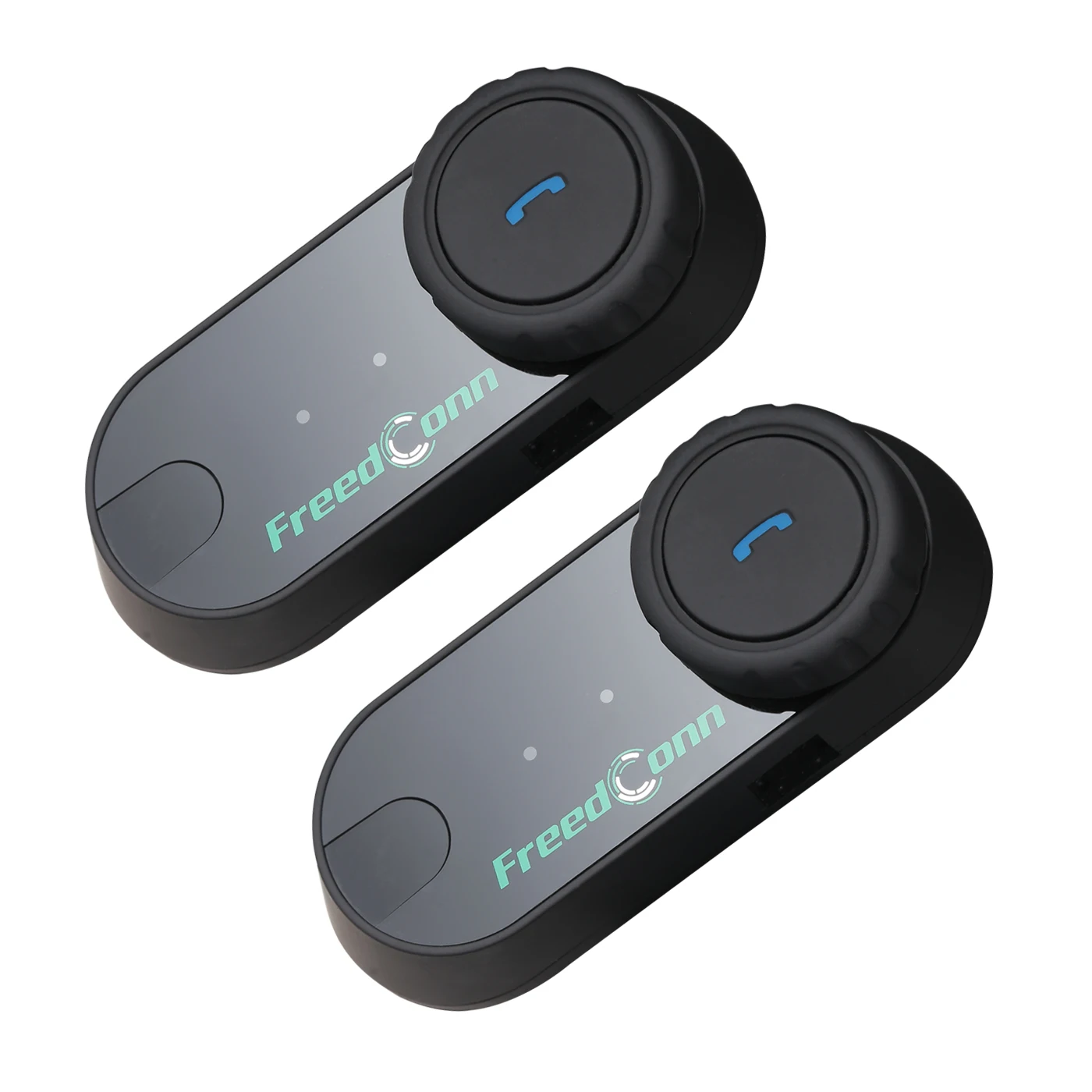 

2Pcs QPLOVE FreedConn T-COMVB Motorcycle Helmet Bluetooth Intercom 3 Riders Connection 800M Effective Distance with FM Radio