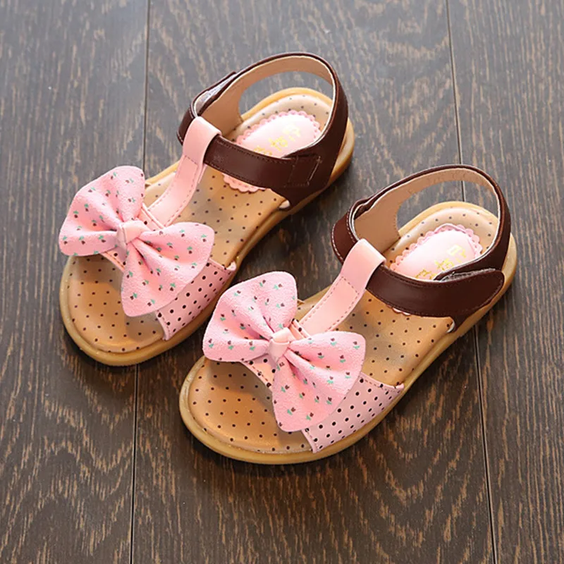 Girl Sandals For Children Princess Shoes Kids Baby Fashion Beach Shoes Baby Sandals With Bow Shoes